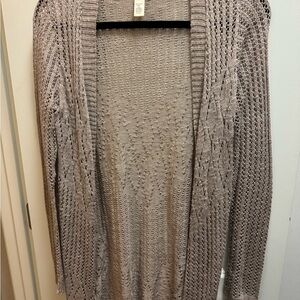 Full Tilt Women's Open-Front Knit Sweater